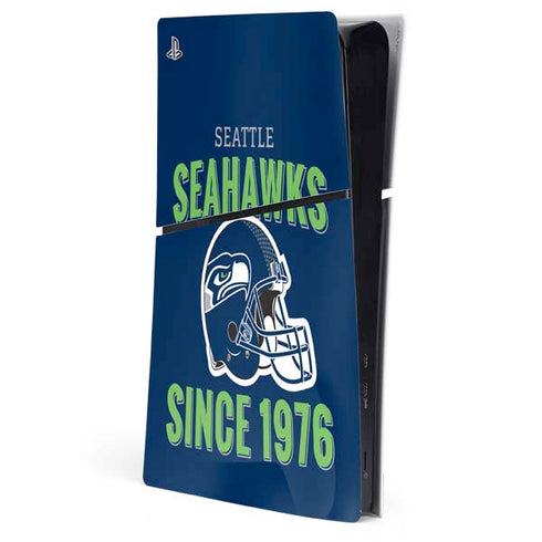 NFL Seattle Seahawks Helmet PS5 Slim Digital Edition Console Skin