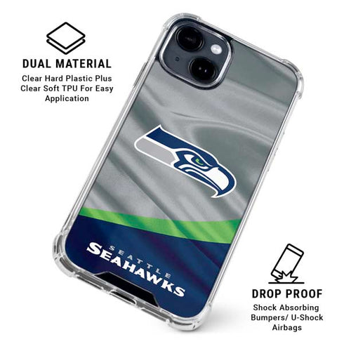 NFL Seattle Seahawks iPhone 15 Clear Case