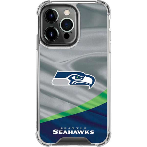 NFL Seattle Seahawks iPhone 16 Pro Clear Case