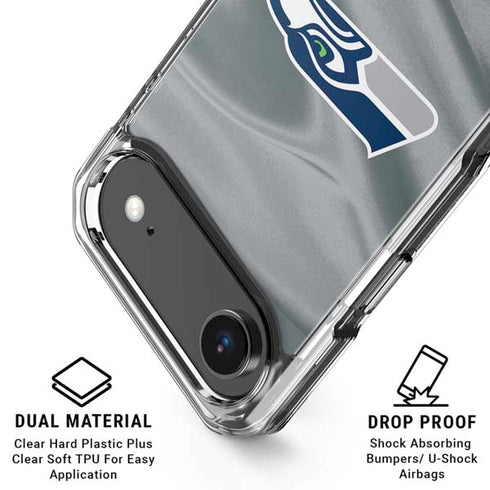 NFL Seattle Seahawks iPhone 17 Air Clear Case