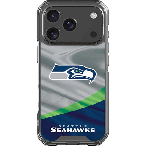 NFL Seattle Seahawks iPhone 17 Pro Clear Case