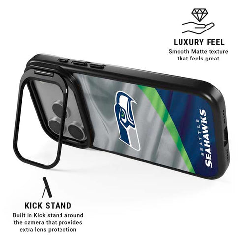 NFL Seattle Seahawks iPhone 17 Pro Kickstand Case