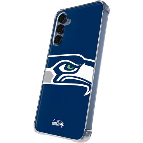 NFL Seattle Seahawks Large Logo Galaxy A55 5G Clear Case