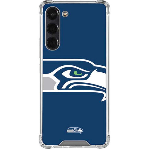 NFL Seattle Seahawks Large Logo Galaxy S24 FE Clear Case