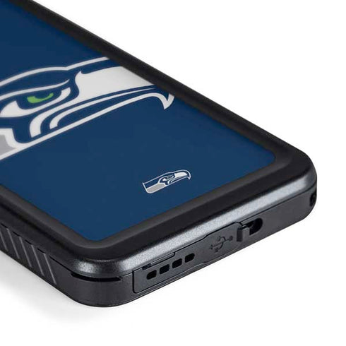 NFL Seattle Seahawks Large Logo Galaxy S24 Plus Waterproof Case