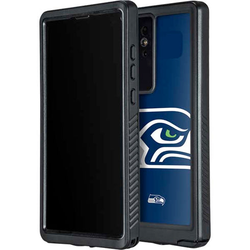 NFL Seattle Seahawks Large Logo Galaxy S24 Ultra Waterproof Case
