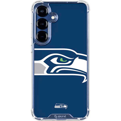 NFL Seattle Seahawks Large Logo Galaxy S25 Clear Case