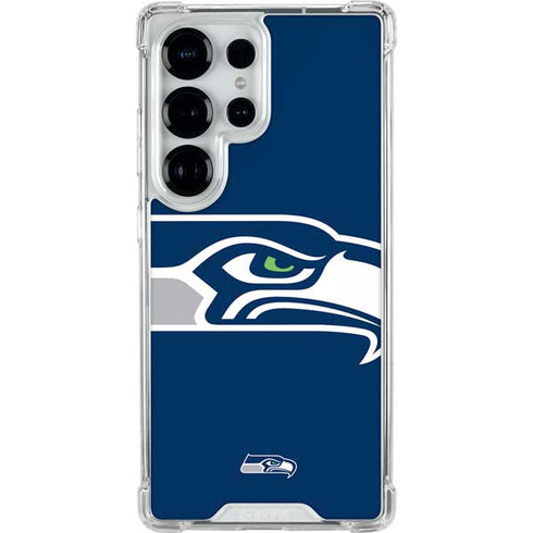 NFL Seattle Seahawks Large Logo Galaxy S25 Ultra Clear Case
