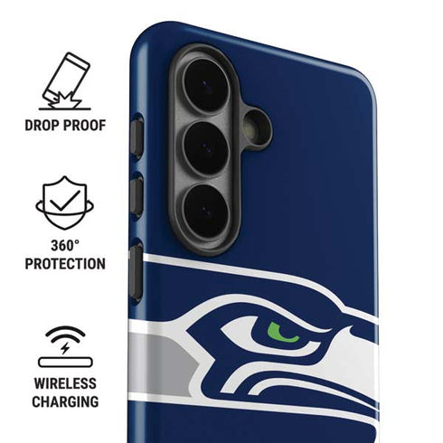 NFL Seattle Seahawks Large Logo Galaxy S26 Impact Case