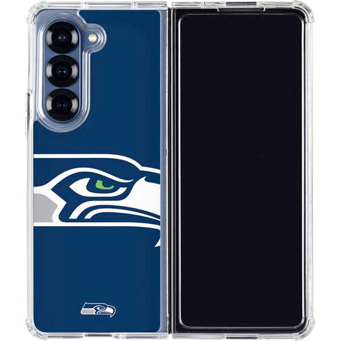 NFL Seattle Seahawks Large Logo Galaxy Z Fold6 Clear Case