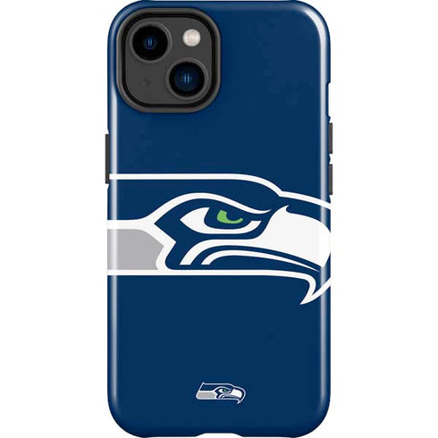 NFL Seattle Seahawks Large Logo iPhone 15 Impact Case