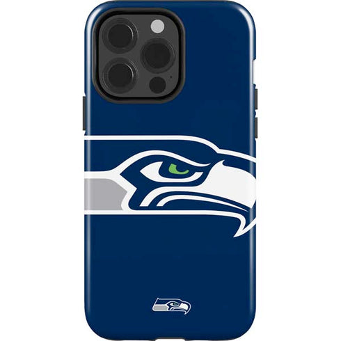 NFL Seattle Seahawks Large Logo iPhone 15 Pro Impact Case