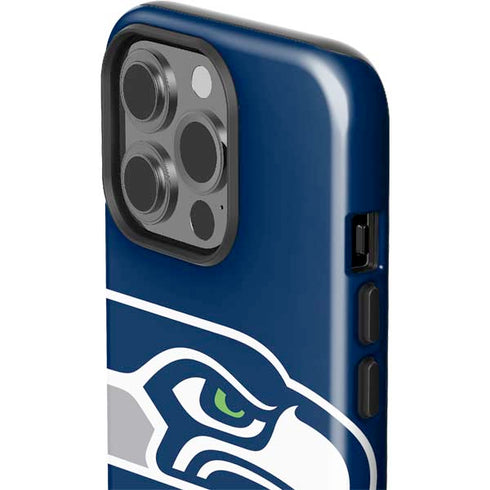 NFL Seattle Seahawks Large Logo iPhone 15 Pro Impact Case