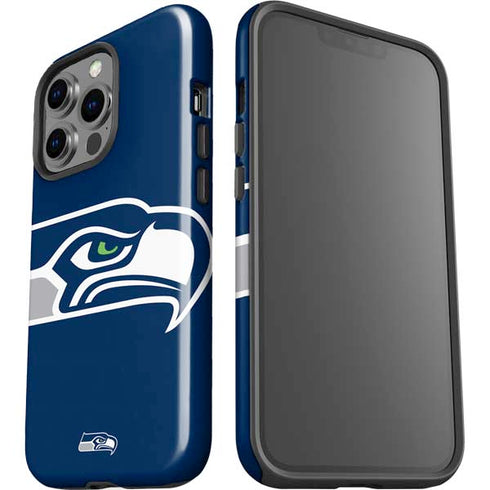 NFL Seattle Seahawks Large Logo iPhone 15 Pro Impact Case
