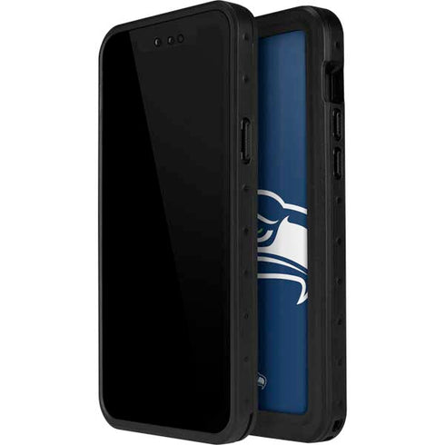 NFL Seattle Seahawks Large Logo iPhone 15 Pro Waterproof Case