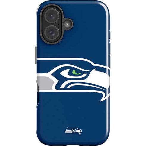 NFL Seattle Seahawks Large Logo iPhone 16 Impact Case