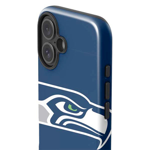 NFL Seattle Seahawks Large Logo iPhone 16 Plus Impact Case