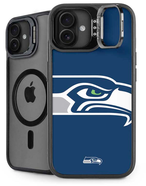 NFL Seattle Seahawks Large Logo iPhone 16 Plus Kickstand Case