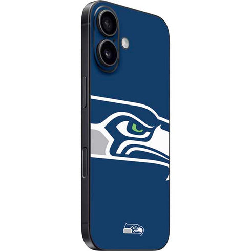 NFL Seattle Seahawks Large Logo iPhone 16 Plus Skin