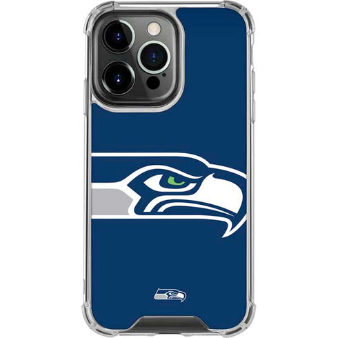 NFL Seattle Seahawks Large Logo iPhone 16 Pro Clear Case