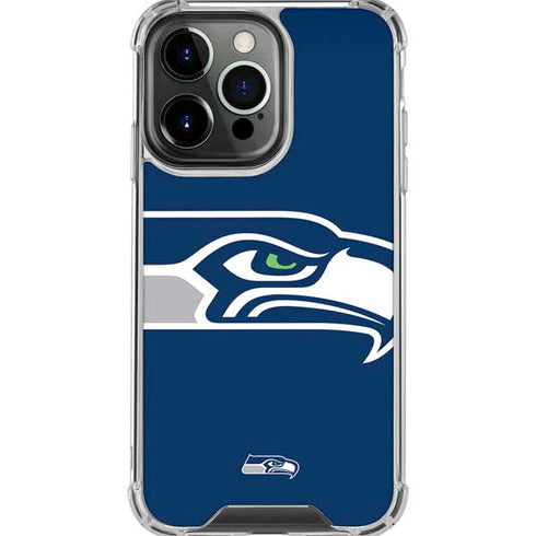 NFL Seattle Seahawks Large Logo iPhone 16 Pro Max Clear Case