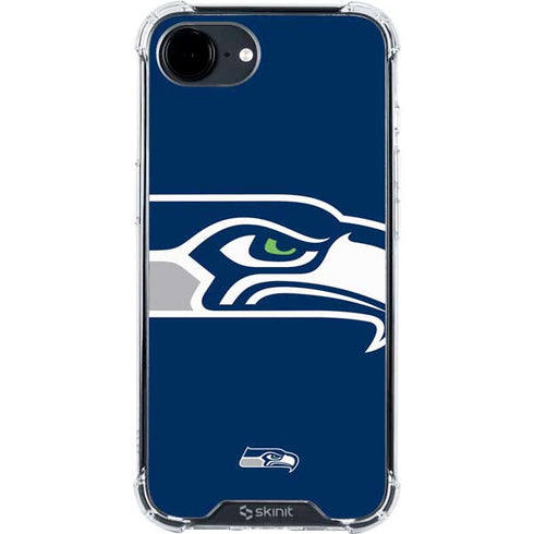 NFL Seattle Seahawks Large Logo iPhone 16e Clear Case