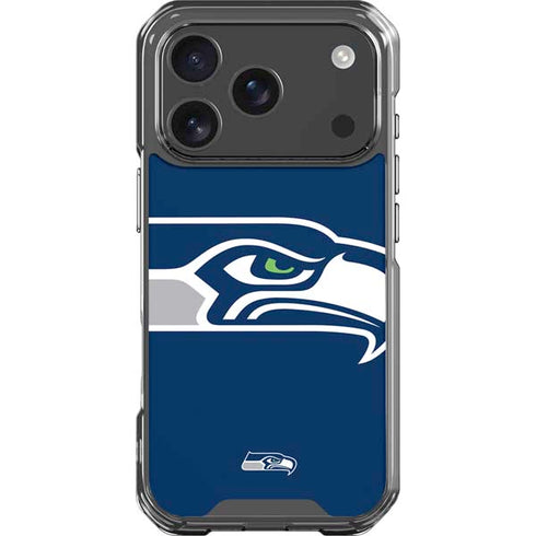 NFL Seattle Seahawks Large Logo iPhone 18 Pro Clear Case