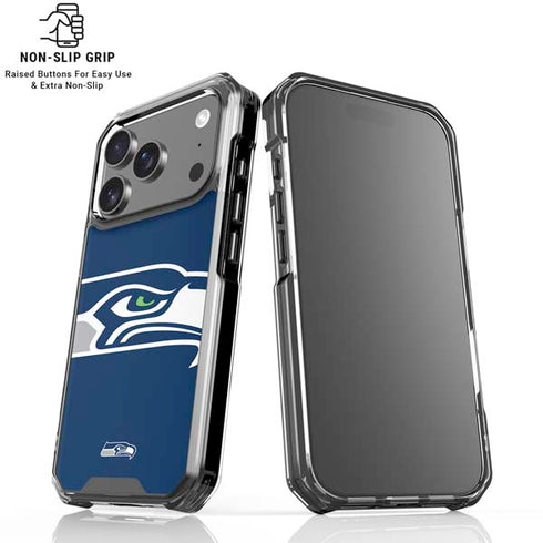 NFL Seattle Seahawks Large Logo iPhone 18 Pro Clear Case