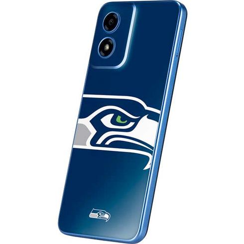 NFL Seattle Seahawks Large Logo Moto G Play 4G (2024) Skin