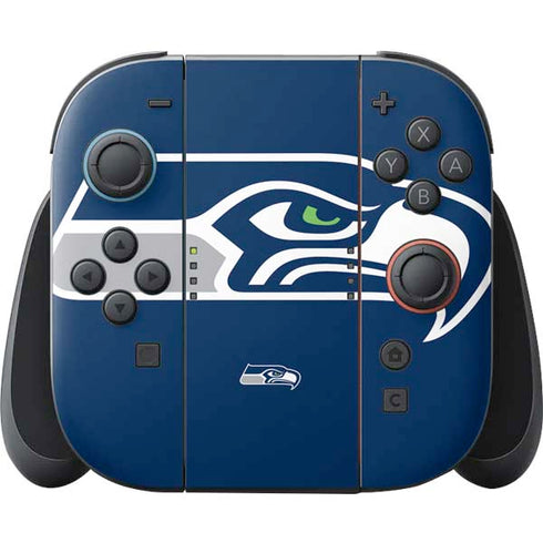 NFL Seattle Seahawks Large Logo Nintendo Skins