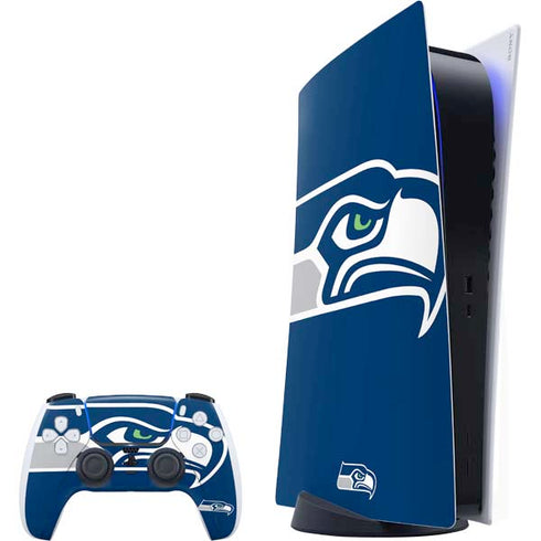 NFL Seattle Seahawks Large Logo PlayStation PS5 Skins