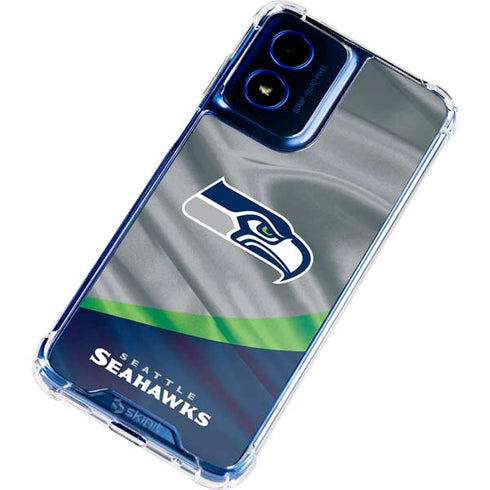 NFL Seattle Seahawks Moto G 5G (2024) Clear Case
