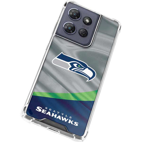 NFL Seattle Seahawks Moto G Power 5G (2025) Clear Case