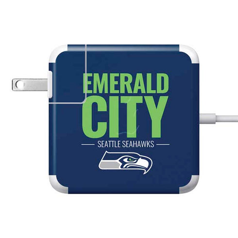 NFL Seattle Seahawks Team Motto 85W Power Adapter (15 and 17 inch MacBook Pro Charger) Skin