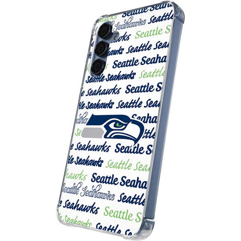 NFL Seattle Seahawks Print Galaxy A35 5G Clear Case
