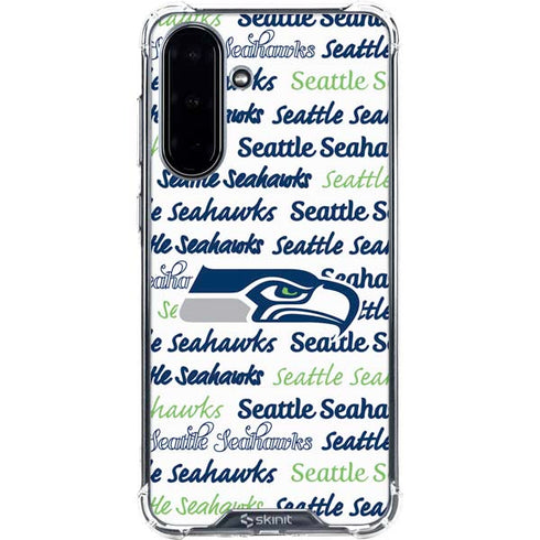 NFL Seattle Seahawks Print Galaxy A36 5G Clear Case