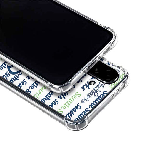 NFL Seattle Seahawks Print Galaxy A36 5G Clear Case