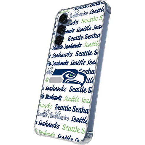 NFL Seattle Seahawks Print Galaxy A55 5G Clear Case