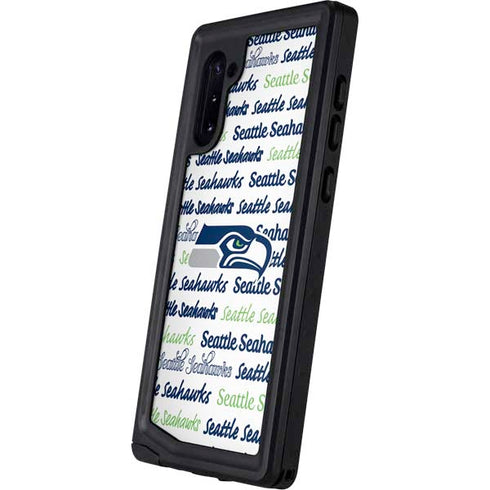 NFL Seattle Seahawks Print Galaxy Note 10 Waterproof Case