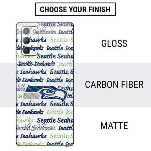 NFL Seattle Seahawks Print Galaxy Note20 5G Skin