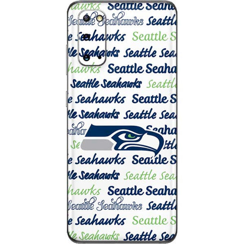 NFL Seattle Seahawks Print Galaxy S20 Skin