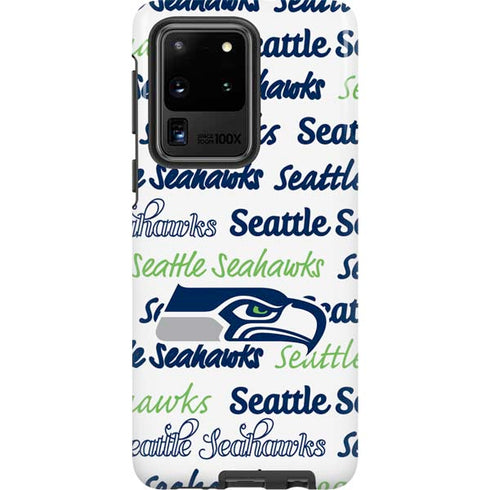 NFL Seattle Seahawks Print Galaxy S20 Ultra 5G Pro Case