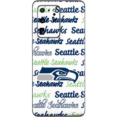 NFL Seattle Seahawks Print Galaxy S20 Ultra 5G Skin