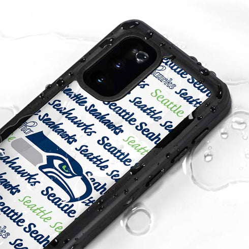 NFL Seattle Seahawks Print Galaxy S20 Waterproof Case