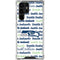 NFL Seattle Seahawks Print Galaxy S23 Ultra Clear Case