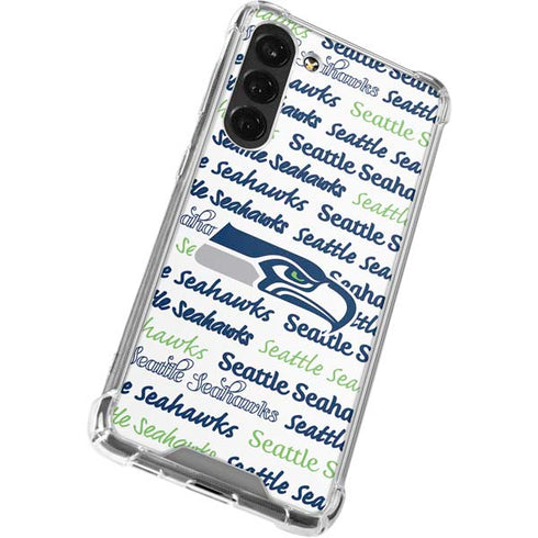 NFL Seattle Seahawks Print Galaxy S24 FE Clear Case