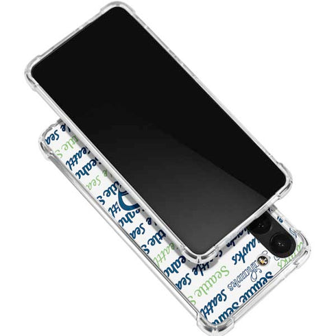 NFL Seattle Seahawks Print Galaxy S24 FE Clear Case