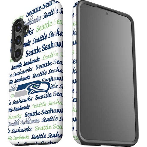 NFL Seattle Seahawks Print Galaxy S25 Impact Case