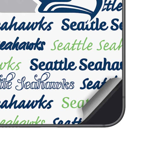 NFL Seattle Seahawks Print Galaxy S24 Plus Skin