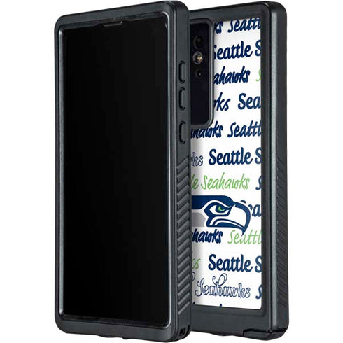 NFL Seattle Seahawks Print Galaxy S24 Ultra Waterproof Case